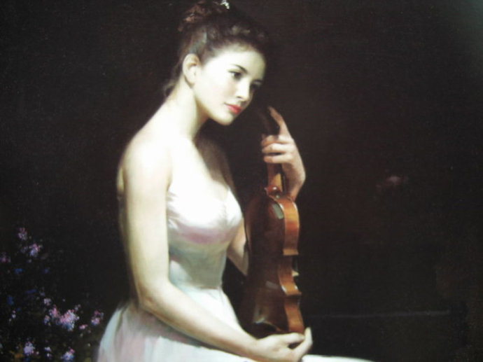 中国油画大师何岸油画欣赏,何岸油画风景写生作品