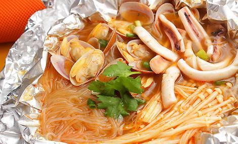 夜市锡纸花甲粉的正宗做法,锡纸花甲粉正宗做法夜市