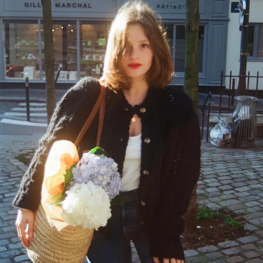 camille秋冬穿搭,法兰西玫瑰衬衫穿搭