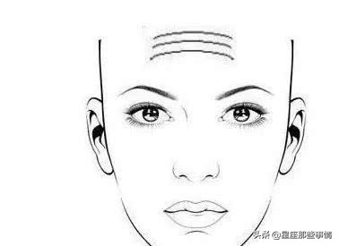 额头大雁纹路命运图片大全,男人额头纹路命运图片