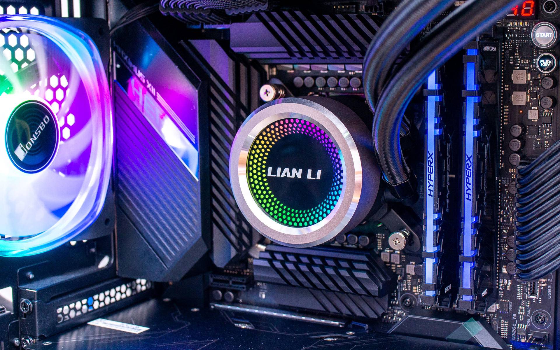 联力极圈二代lcd360水冷,联力极圈360水冷测评