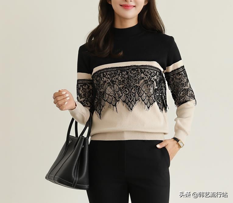 韩系基础款多色毛衣,今年最火的毛衣圆领韩版毛衣