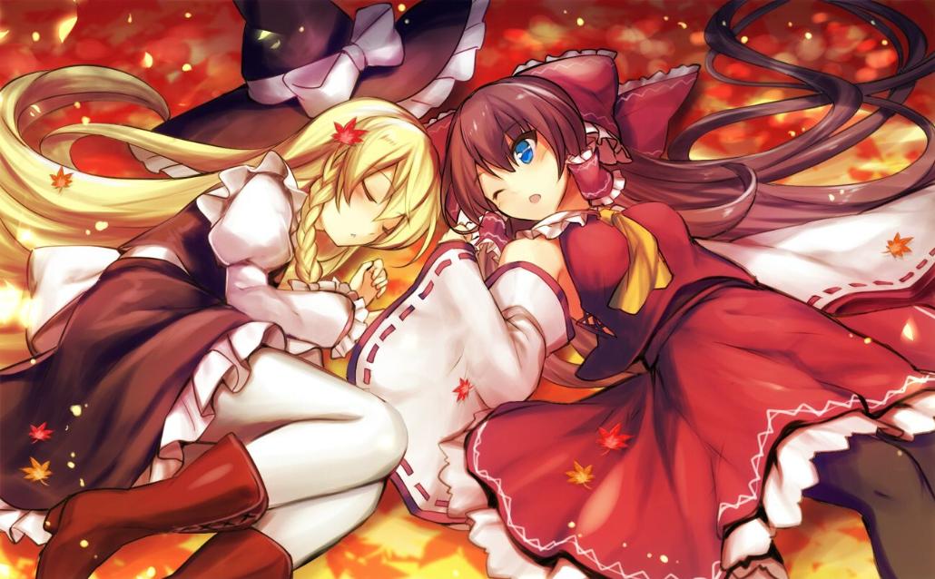 博丽灵梦和东方幻想乡,东方幻想乡博丽灵梦最早的形象