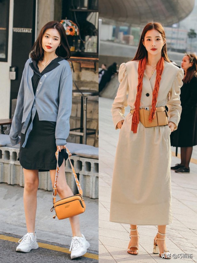 2020韩国时尚穿搭街拍视频,2020韩国冬季穿搭气质街拍