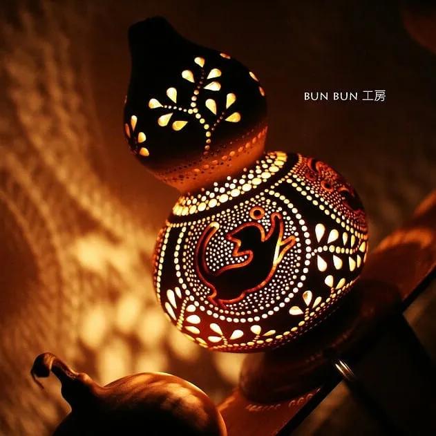 日本主妇用葫芦做灯,一个卖出1000高价:精致的手作真值钱