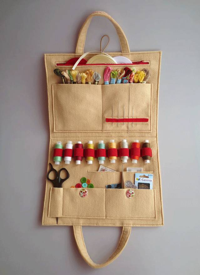 祖母格小收纳包视频教程,做大收纳包最简单的方法