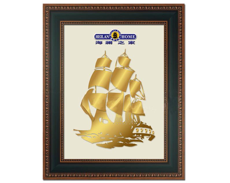 画金箔画,给画加画框多少钱