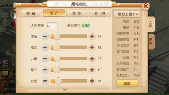 大唐官府最保守加点,大唐官府传统加点