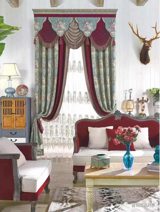 新中式25公分的帘头造型,新中式帘头尺寸