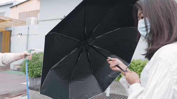 这才是全自动雨伞,自动收伞的懒人伞