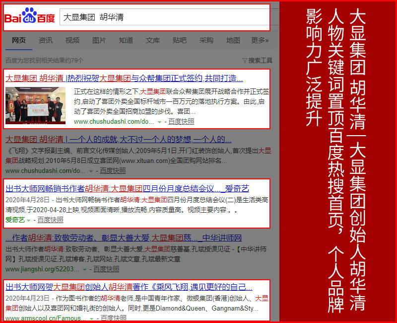 大显集团创始人胡华清,大显集团胡华清