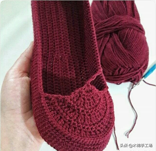 春天来了给自己添一双好鞋吧,春夏鞋子钩单鞋简单钩法