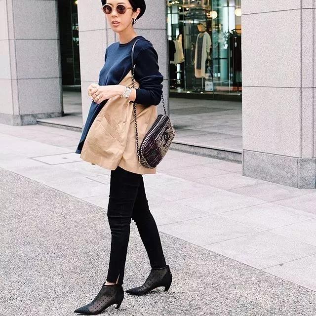 最时髦的孕妇穿搭,日本妈妈精致穿搭