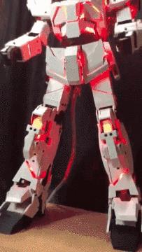 独角兽高达自动变形自制,大神自制自动变形独角兽