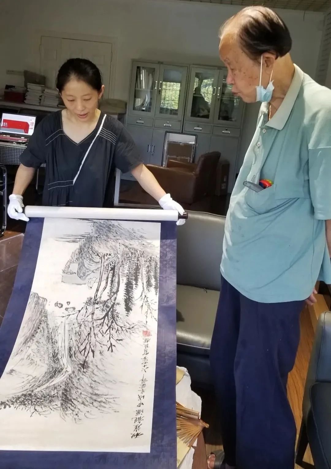 贺良朴作品,参观贺良朴暨贺氏六代书画展有感
