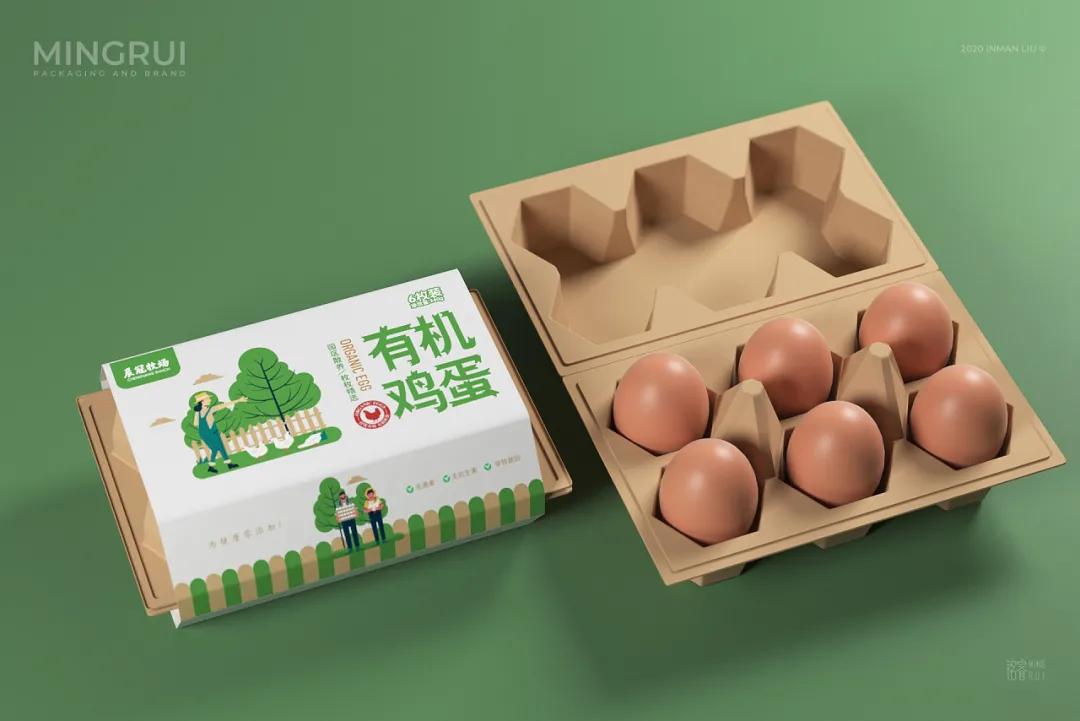 鸡蛋包装还可以这样利用,鸡蛋包装设计清新风格