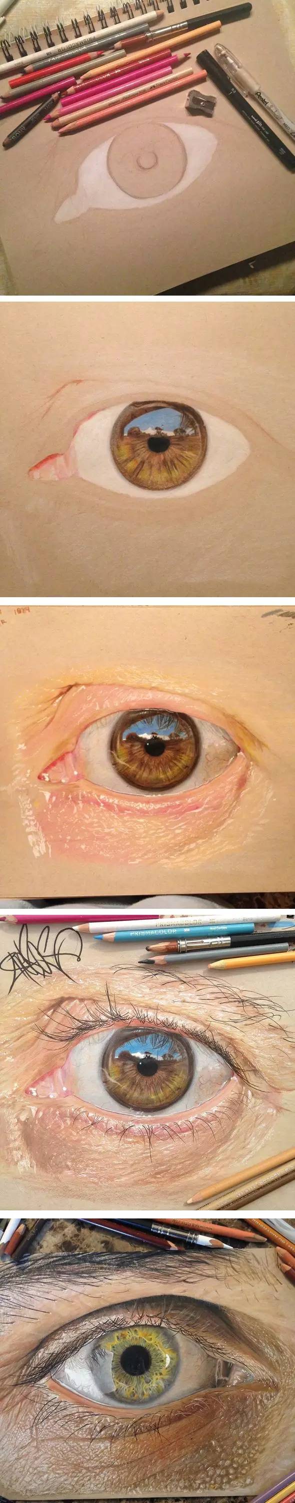 眼睛小怎么画眼妆显眼大,美术画眼睛教学视频