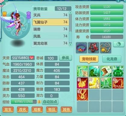 神武4电脑版法系都是速法吗,神武4耐宠和血宠