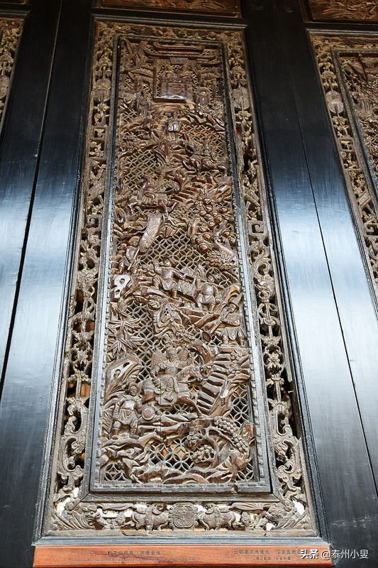 陈家祠的木雕作品,陈家祠天官赐福木雕摆件