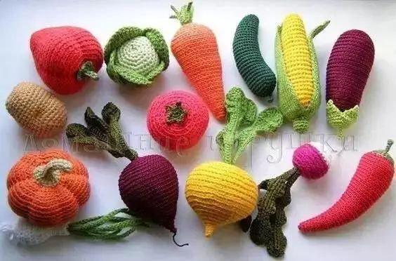 适合幼儿园宝宝的手作编织毛线 (毛线编织水果蔬菜教程)