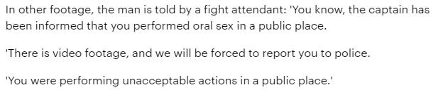 飞机上公然*行为性**！空姐怒吼：把你的“家伙”收回裤子里去！