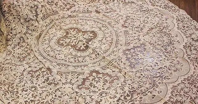 萧山花边手工图片大全,青州非遗纯手工花边