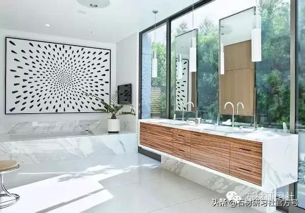 纯白色的天然石材,永不过时的天然石材