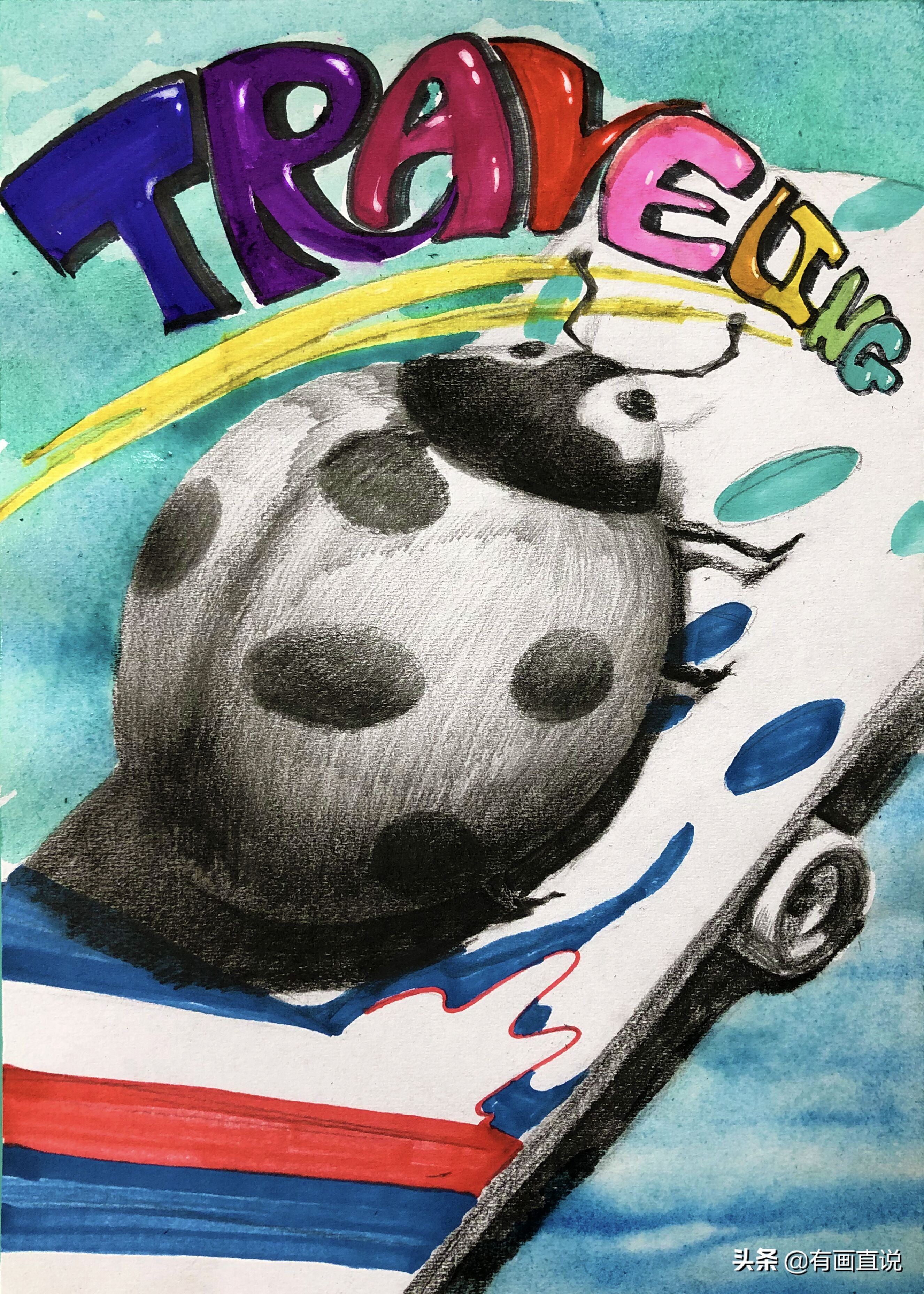 创意素描图片临摹大全4k,零基础简单素描画临摹