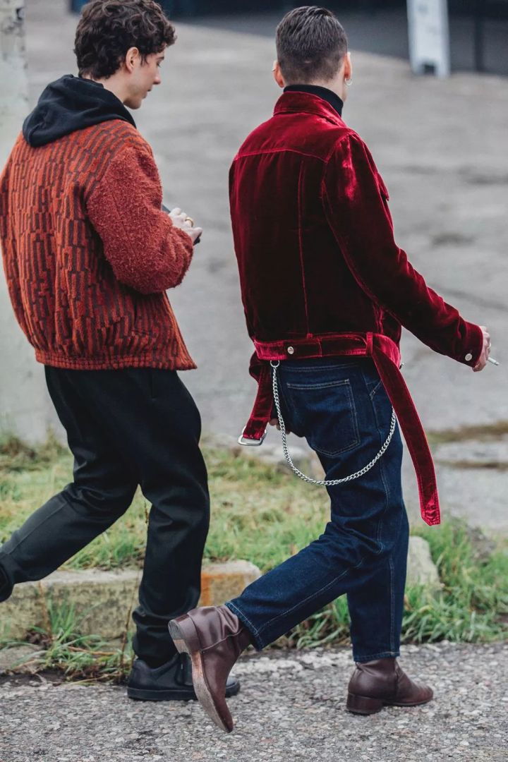 冬季男装搭配男工装裤,男生冬季裤子怎么穿暖和又好看