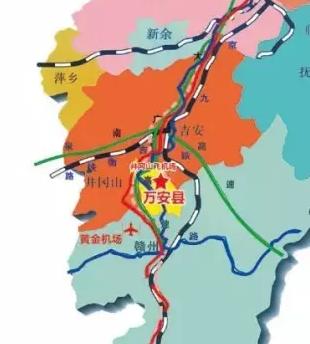 江西省吉安市有几个县,吉安井冈山地图全图