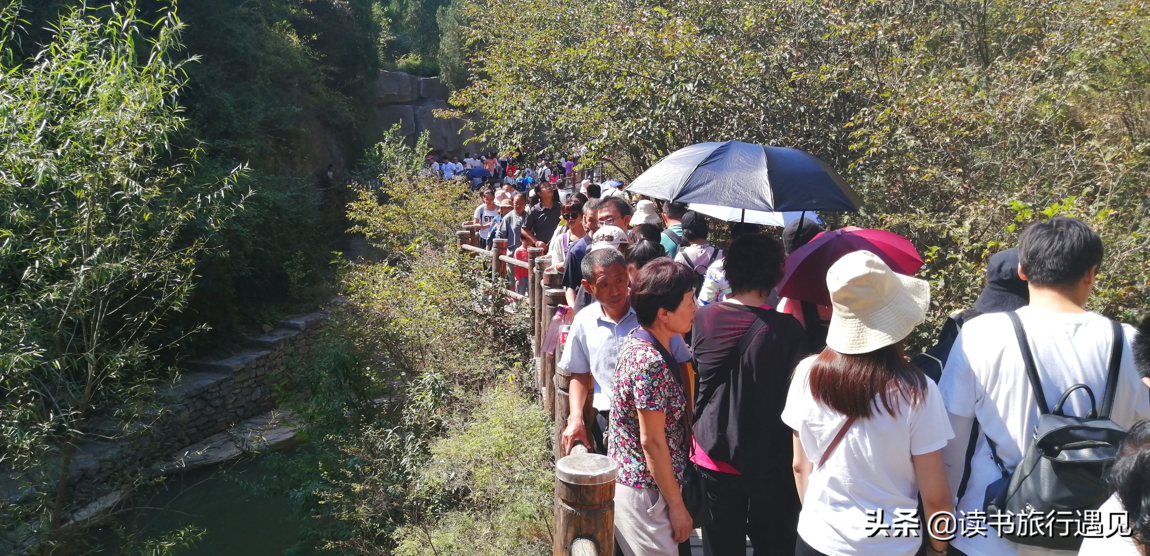 青州黄花溪秋色风景图片,潍坊青州的旅游景点黄花溪一日游