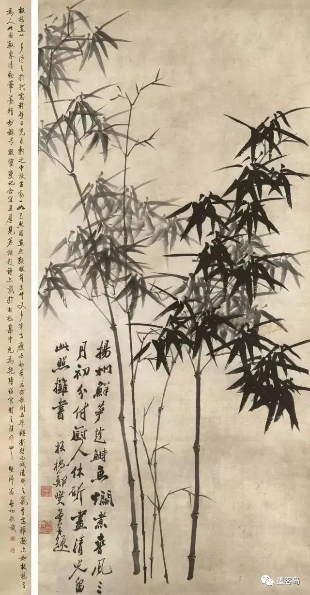 当代画墨竹大师的画,墨竹图绘画欣赏