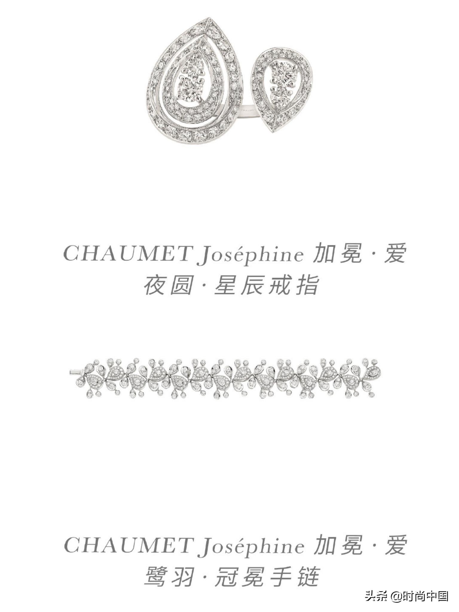 刘亦菲黄金手镯,刘亦菲珠宝代言尚美藕色礼服