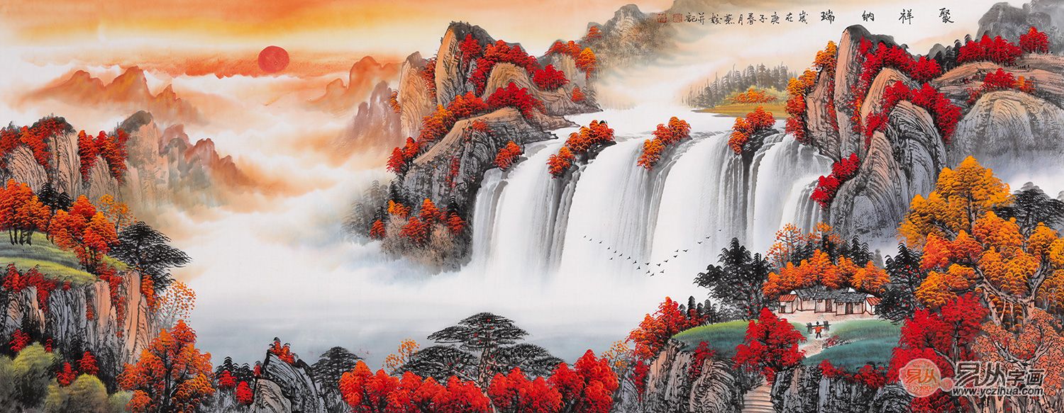 墙上装饰画复古风,墙面装饰画高级感效果