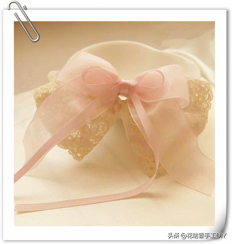 蝴蝶结发饰手工制作简单,蝴蝶结发饰diy教程网红大蝴蝶结