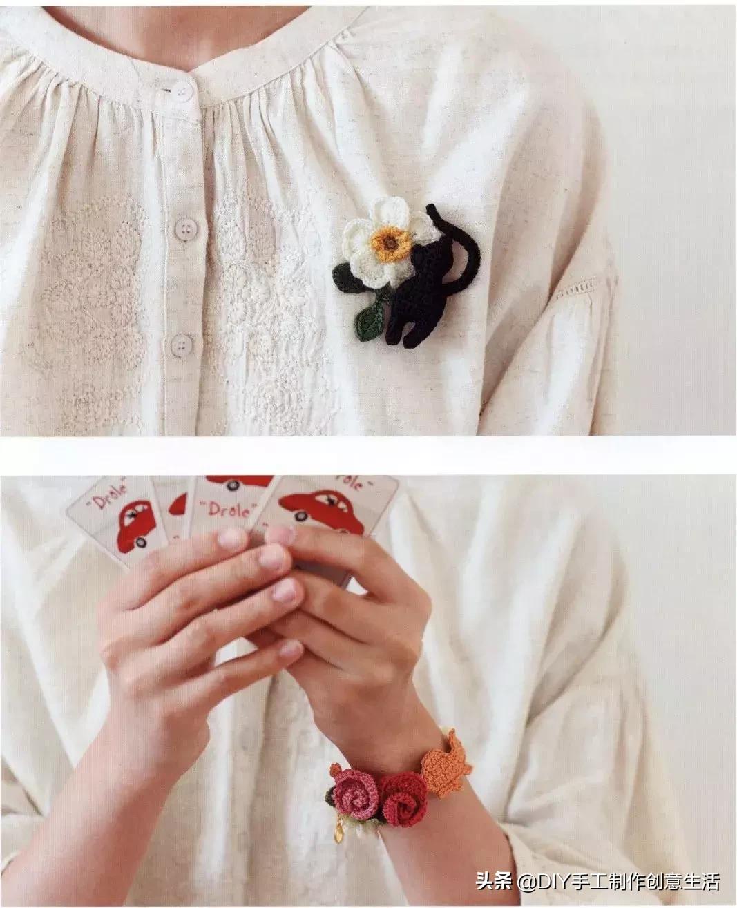 各种小猫的钩织教程,小猫身体和腿的钩织教程