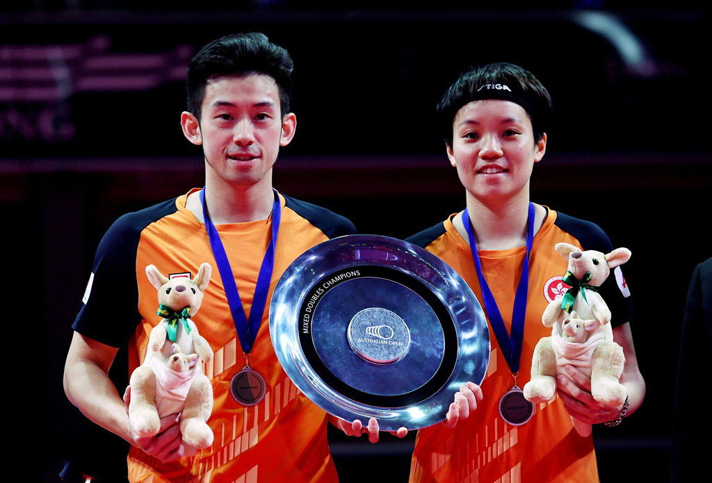 2019混双半决赛昕雯组合,香港队奥运夺冠