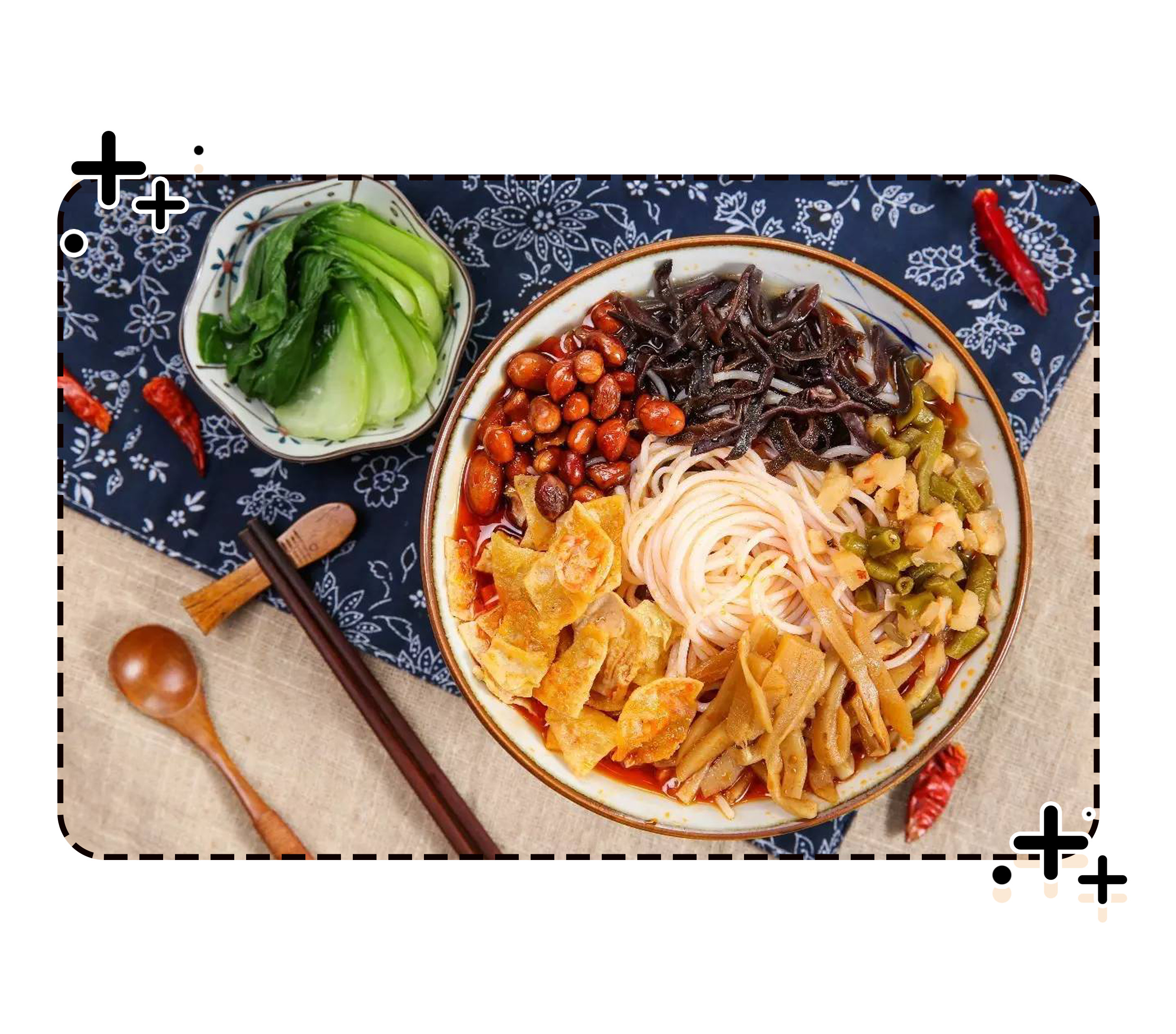 对不起韩国，螺蛳粉是中国的，炸酱面也是中国的（菲李漫画）