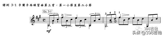 卡尔卡西25首练习曲No3详解及教学示范附视频
