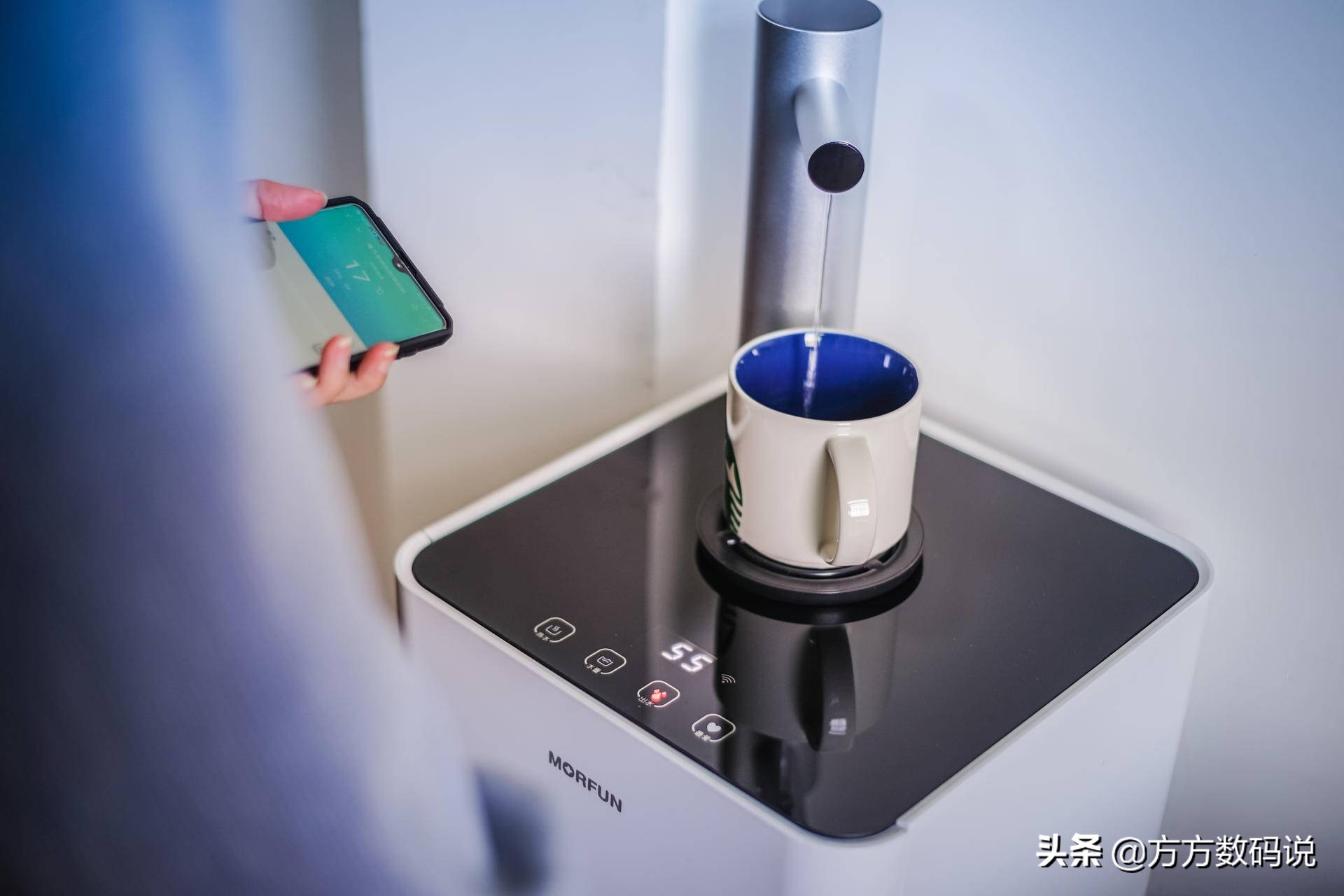 魔凡morfun即热式茶吧机家用,魔凡智能即热茶吧机连接wifi