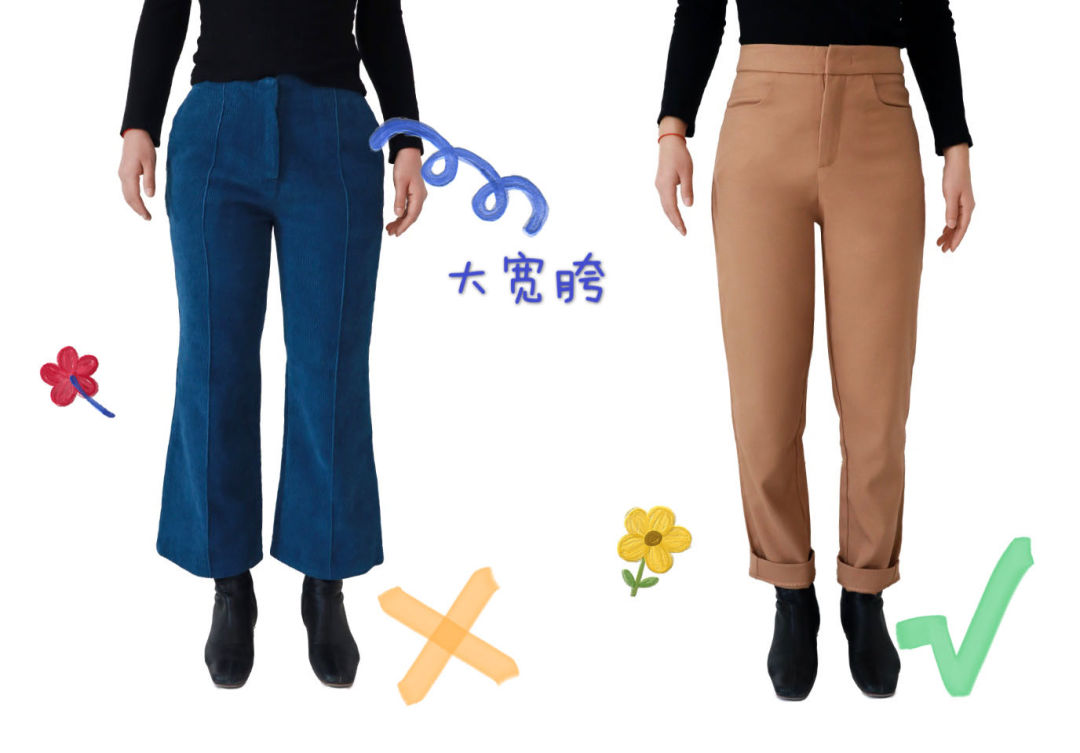 梨形身材胯大腿粗适合的裤子,梨形身材高腰裤子推荐秋冬季