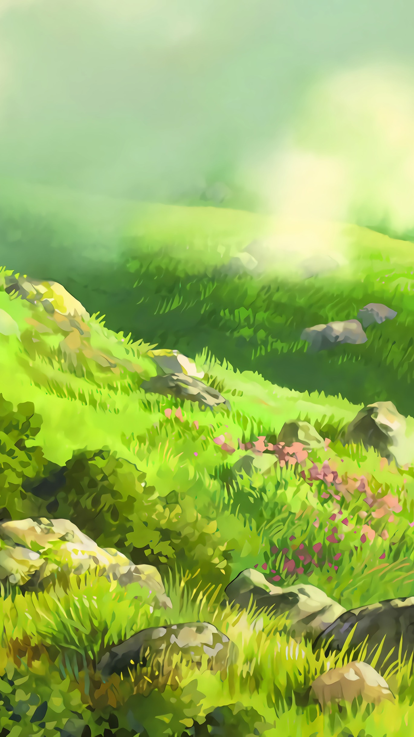 干净绿色系锁屏壁纸聊天背景,最近很火绿色的锁屏壁纸