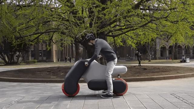 日本发明携带小巧电动车,日本人自己造的电车