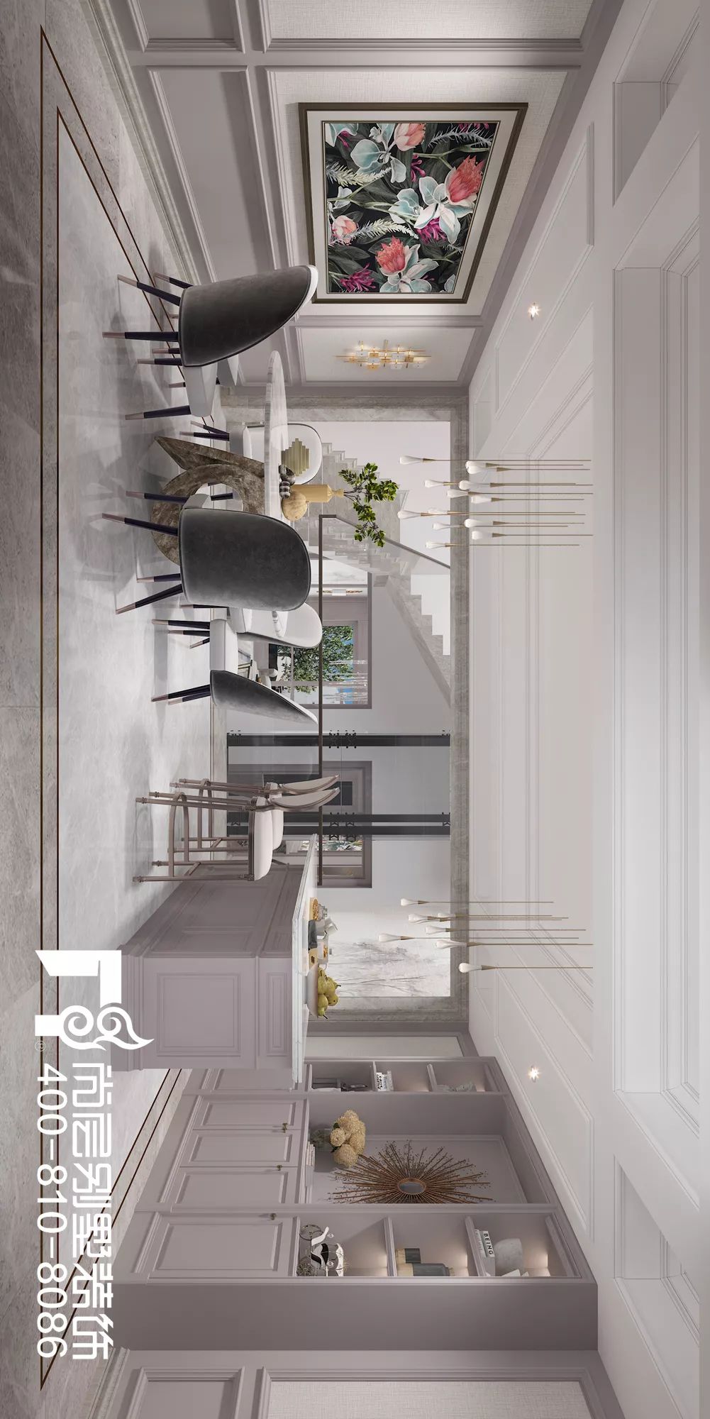 尚层作品万科高尔夫570㎡，现代美式清雅风