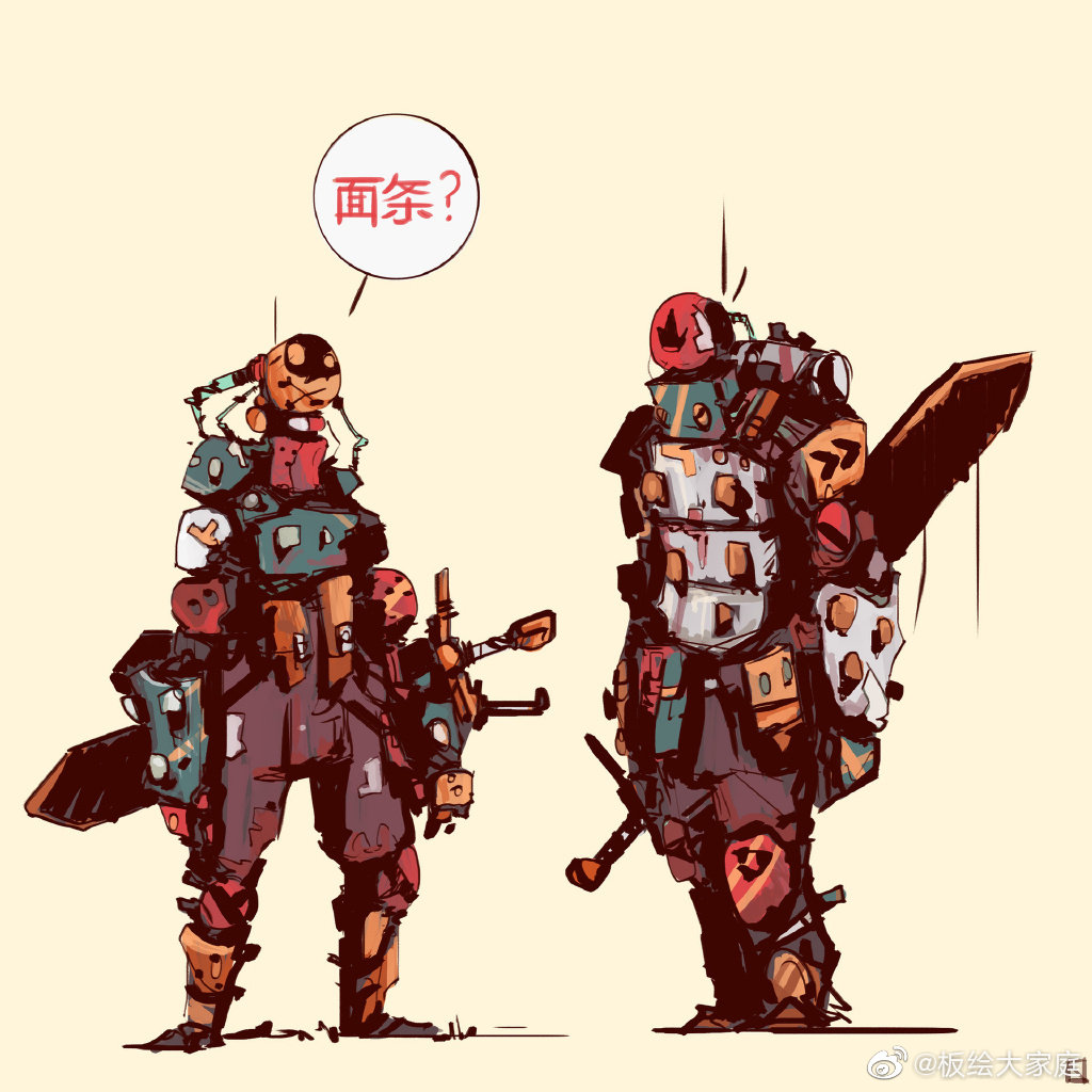 未来攻击机器人怎么画,未来装甲机器人怎么画