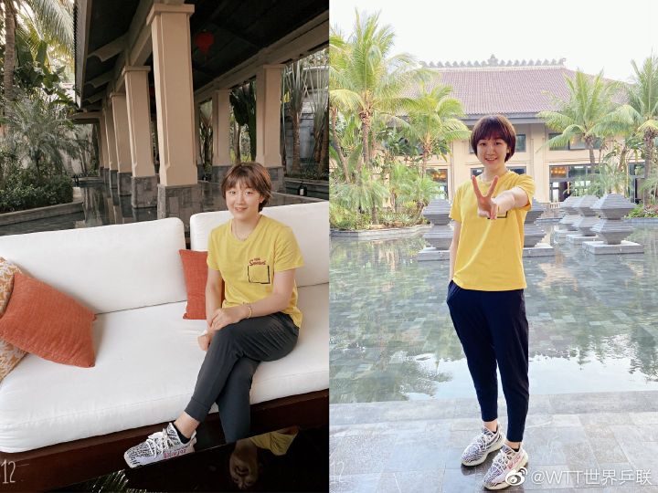 伊藤莎莎夺冠视频,伊藤美诚夺冠后打乒乓球