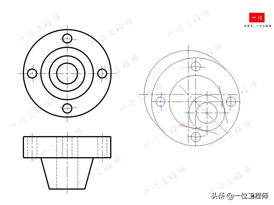 画法几何轴测图期末速成,轴测图梯形画法教程