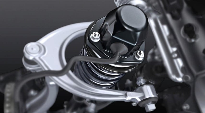 悬挂太硬了改舒适的减震器,天籁前悬挂减震器改装