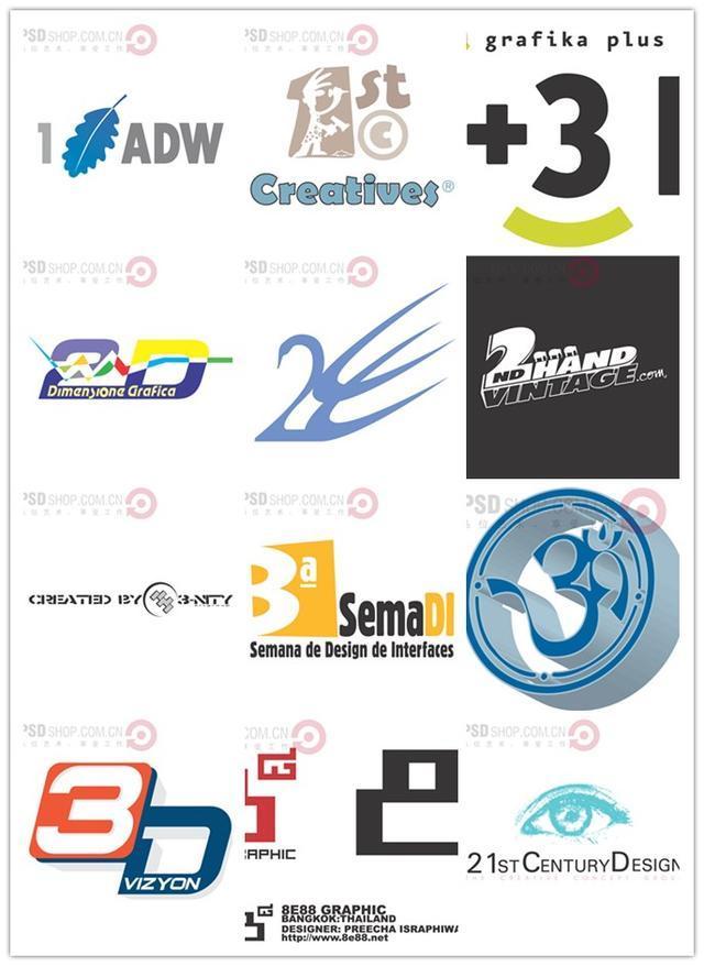 logo设计素材网站大推荐,免费logo设计素材