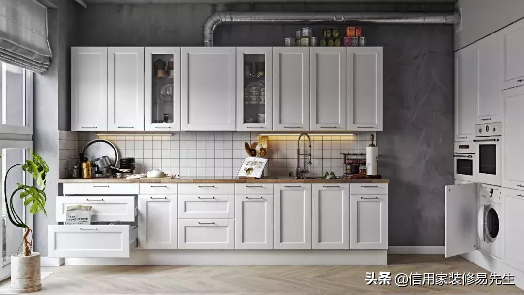 橱柜都有什么颜色好看的,橱柜白色台面配什么颜色的门好看
